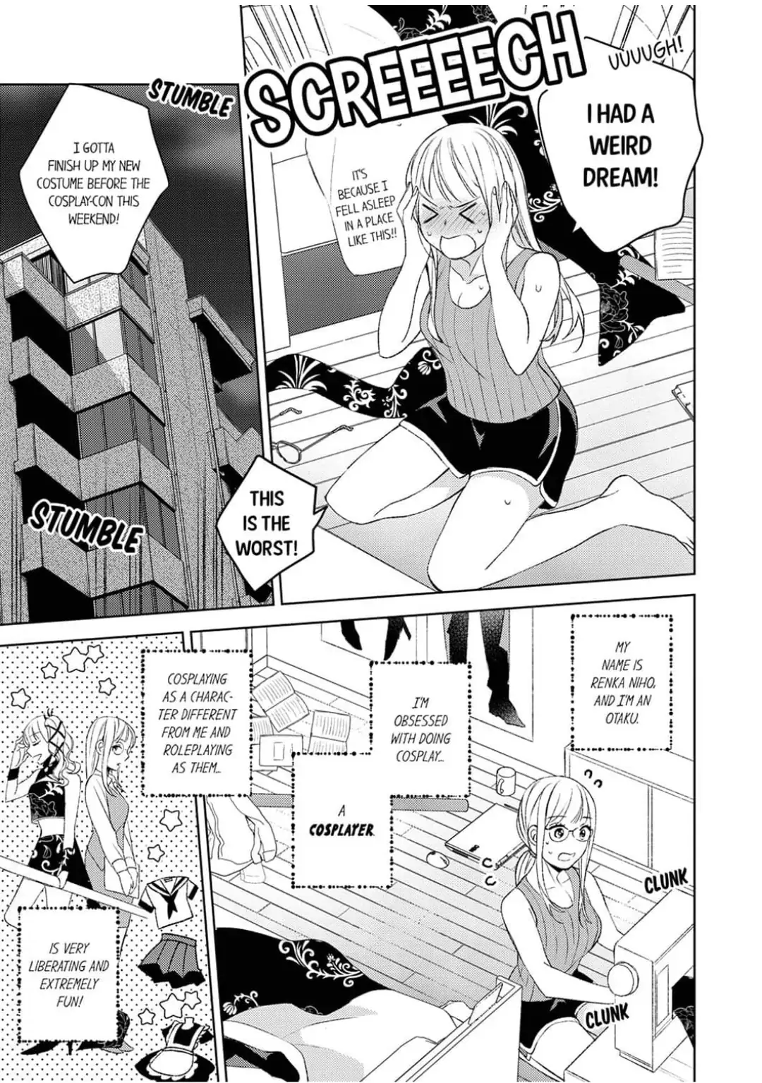 Otaku Joshi, Sanjigen ni Ochiru. - Senpai, Sono Osu-gao wa Touto Sugimasu Chapter 1 - page 7