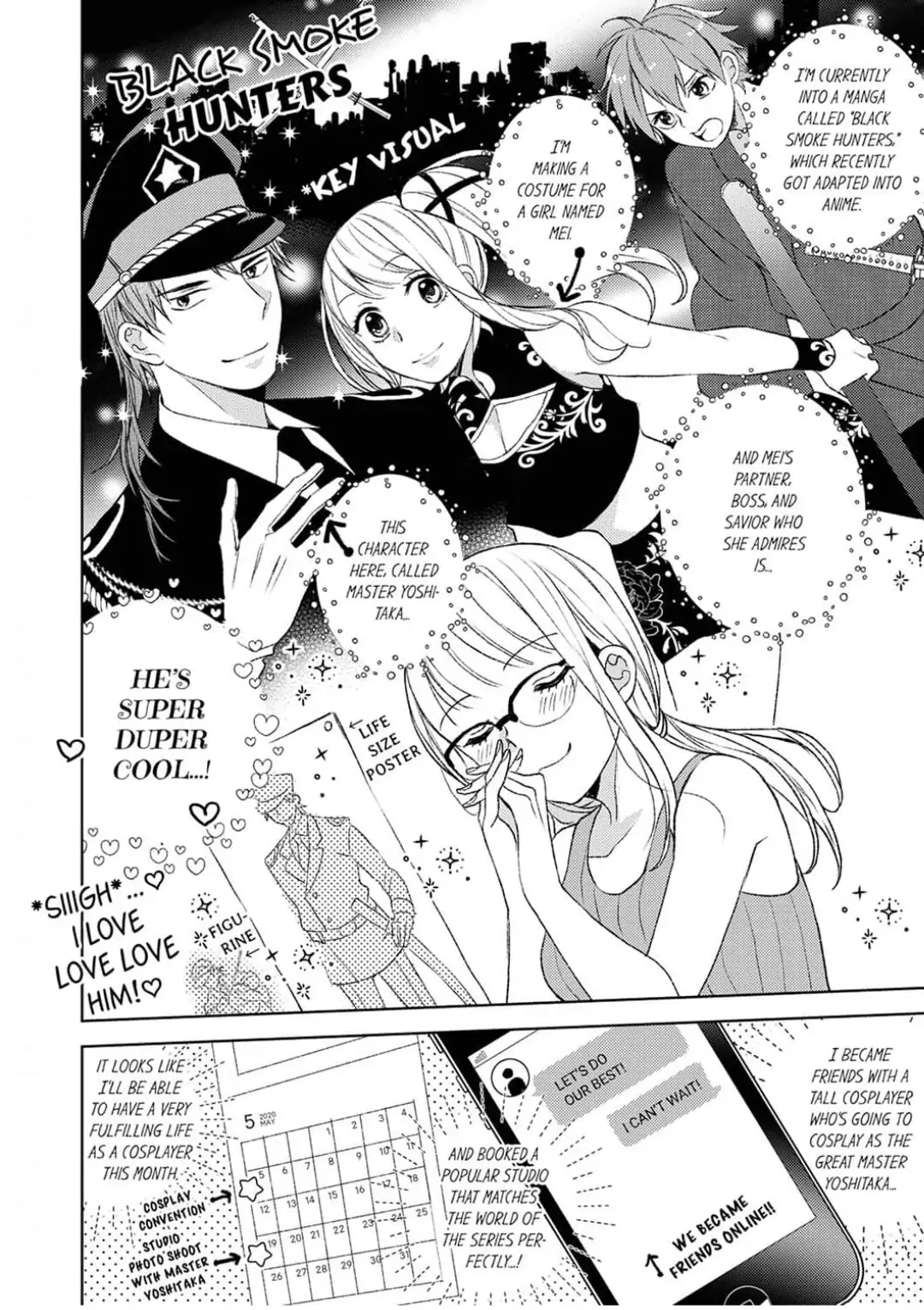 Otaku Joshi, Sanjigen ni Ochiru. - Senpai, Sono Osu-gao wa Touto Sugimasu Chapter 1 - page 8
