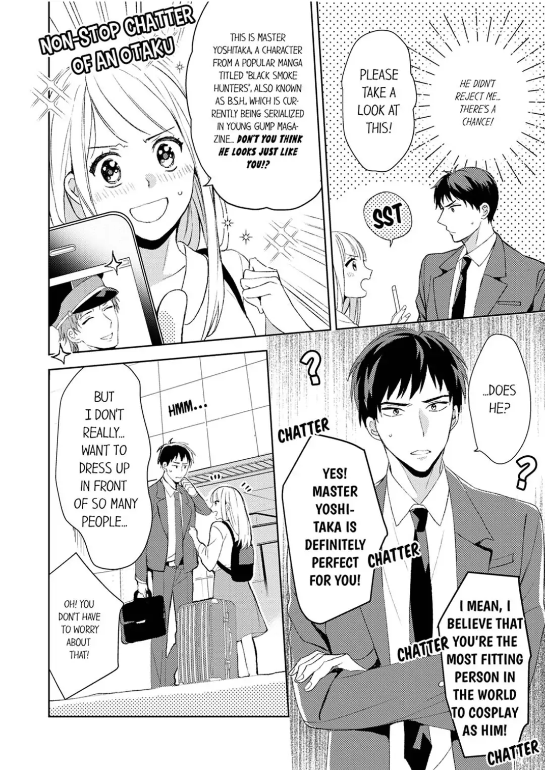 Otaku Joshi, Sanjigen ni Ochiru. - Senpai, Sono Osu-gao wa Touto Sugimasu Chapter 2 - page 4