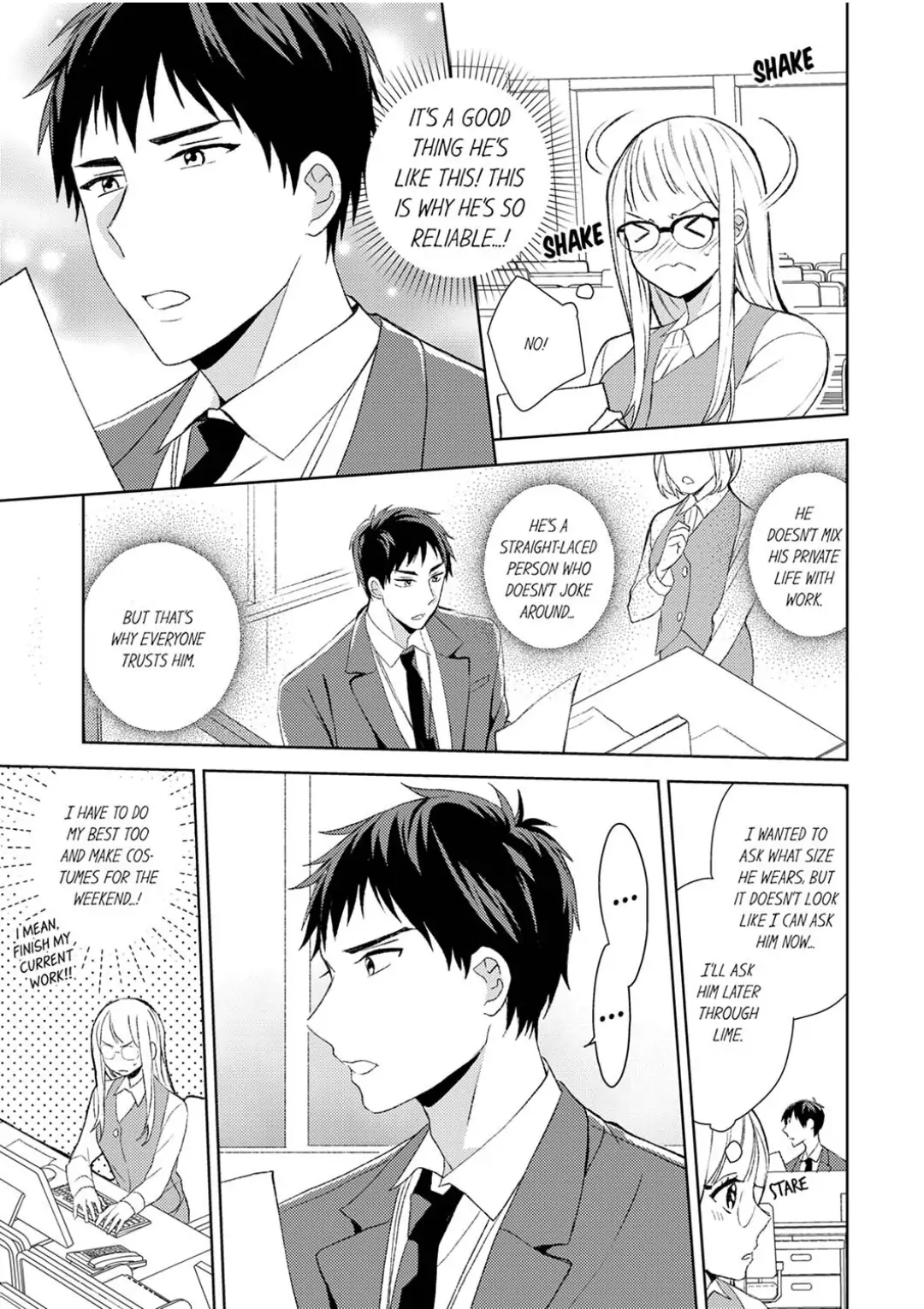 Otaku Joshi, Sanjigen ni Ochiru. - Senpai, Sono Osu-gao wa Touto Sugimasu Chapter 2 - page 9