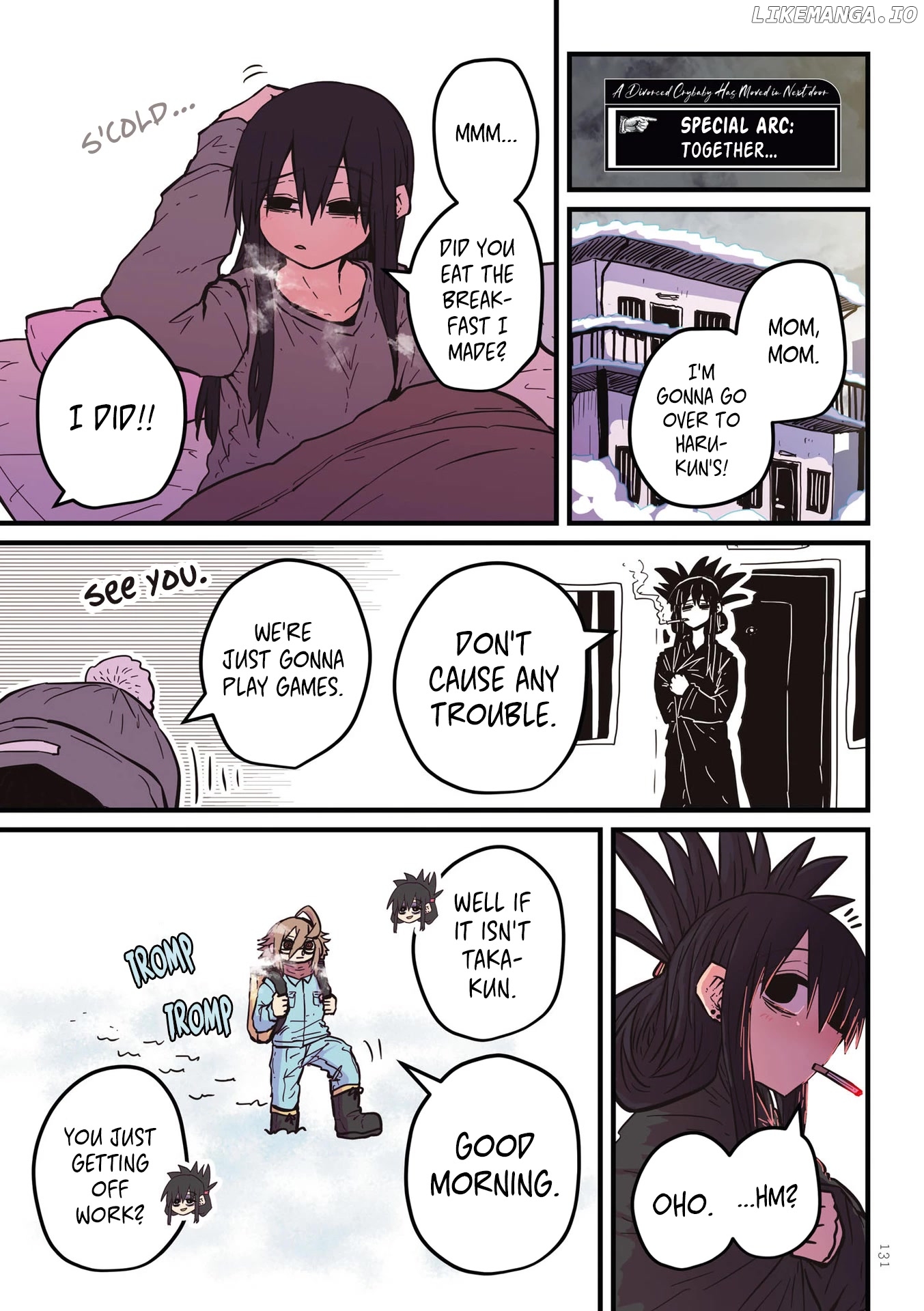 My Divorced Crybaby Neighbour chapter 55.1 - page 4