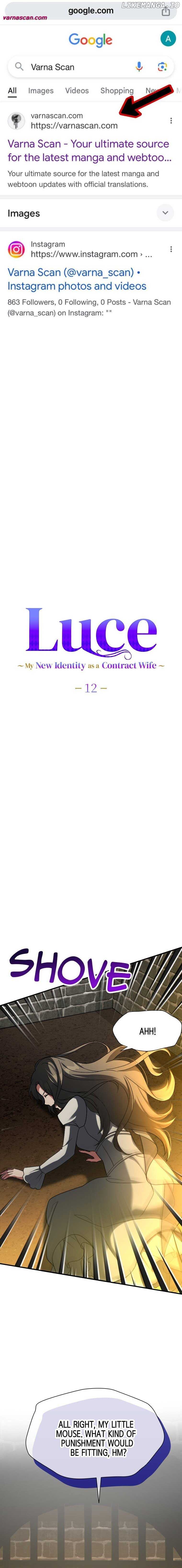 Luce: My New Identity as a Contract Wife Chapter 12 - page 2