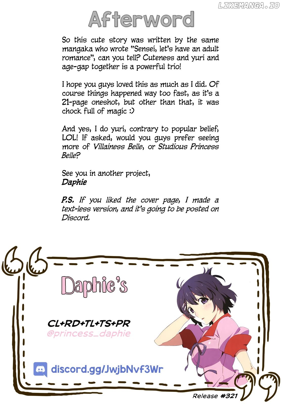 The Villainess' ruin is my fault, but I'll try to make her happy with the power of the curse. Chapter 1 - page 22