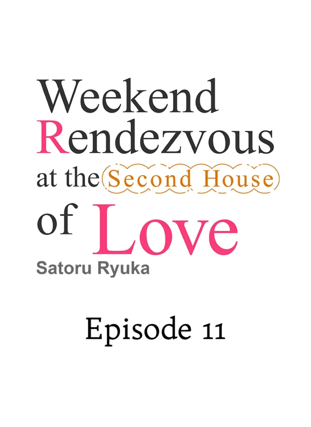 Shuumatsu, Renai Tsuki Second House de Aimashou Chapter 11 - page 1