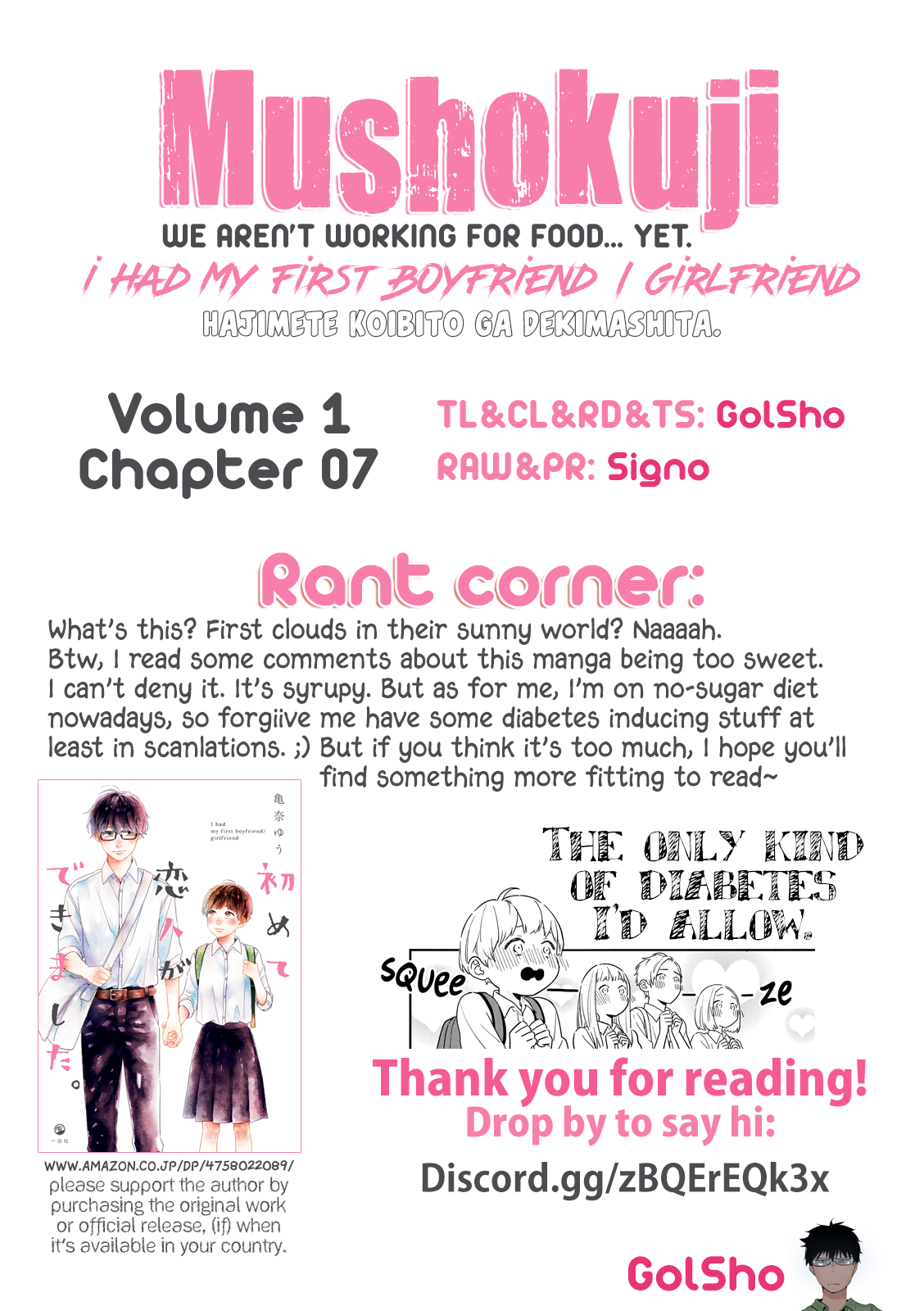 Hajimete Koibito ga Dekimashita. chapter 7 - page 5