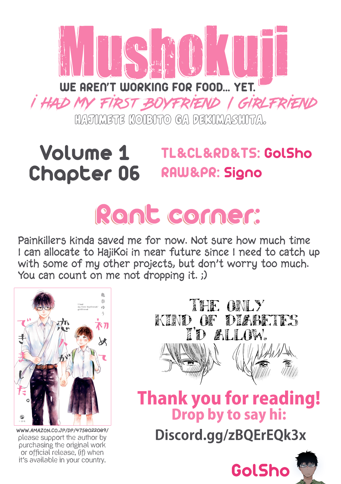 Hajimete Koibito ga Dekimashita. chapter 6 - page 5