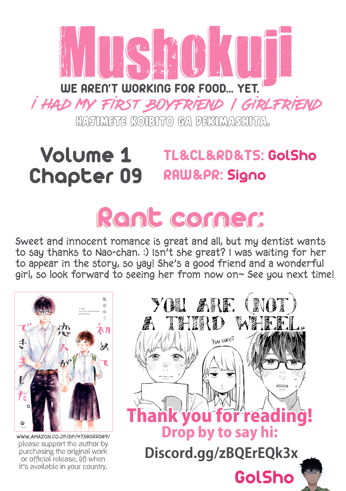 Hajimete Koibito ga Dekimashita. chapter 9 - page 9