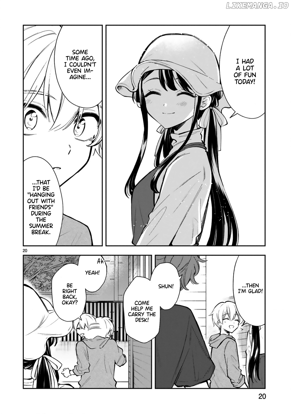Ichijou-San Wa Kao Ni Deyasui chapter 19 - page 20