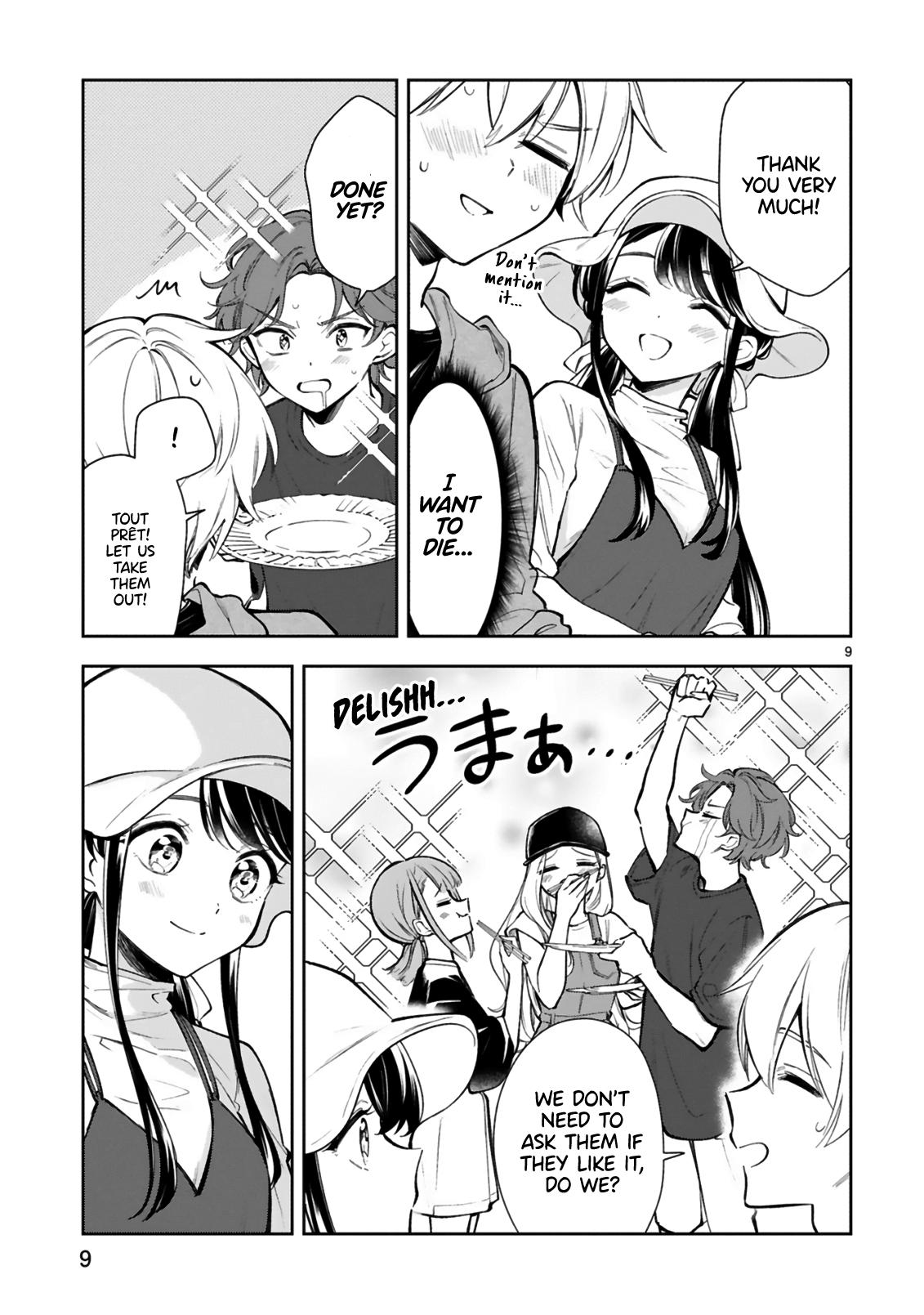 Ichijou-San Wa Kao Ni Deyasui chapter 19 - page 9