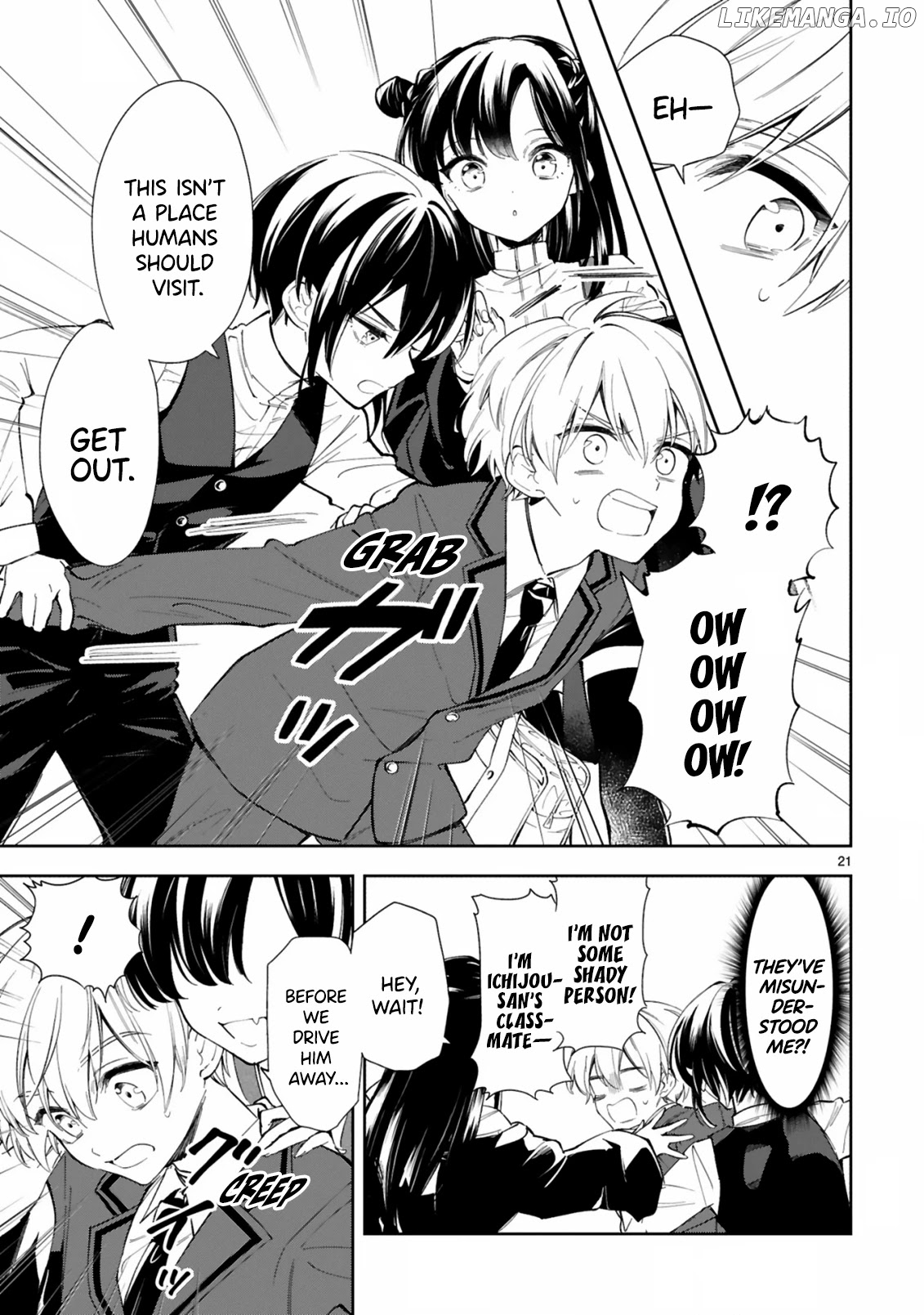 Ichijou-San Wa Kao Ni Deyasui chapter 8 - page 21
