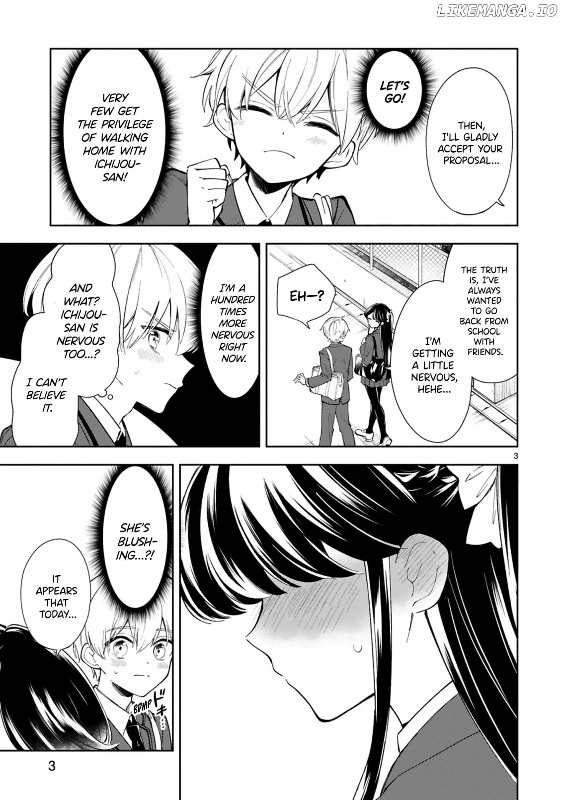 Ichijou-San Wa Kao Ni Deyasui chapter 8 - page 3