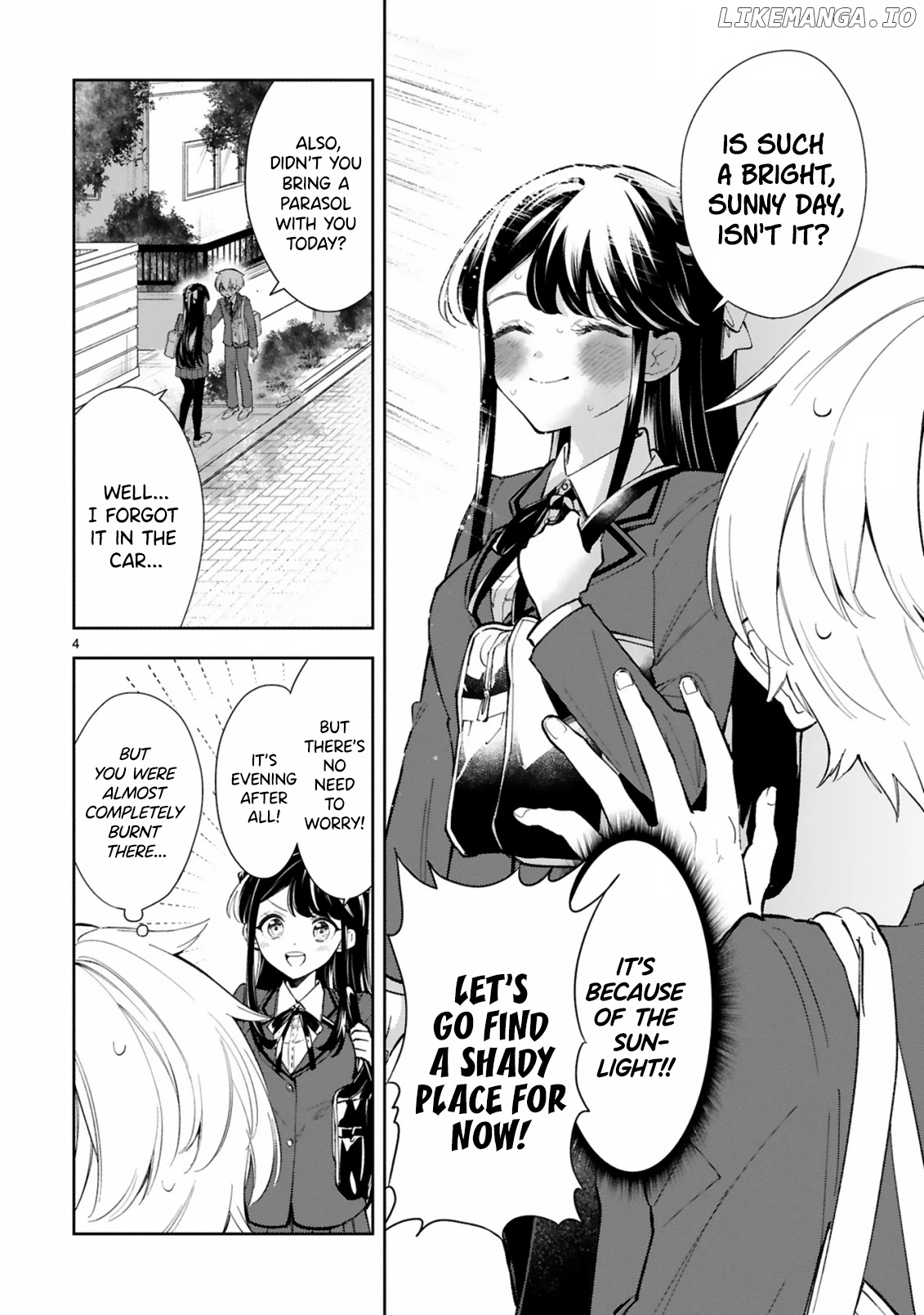 Ichijou-San Wa Kao Ni Deyasui chapter 8 - page 4