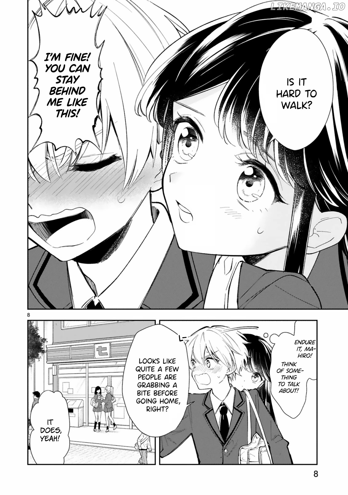 Ichijou-San Wa Kao Ni Deyasui chapter 8 - page 8