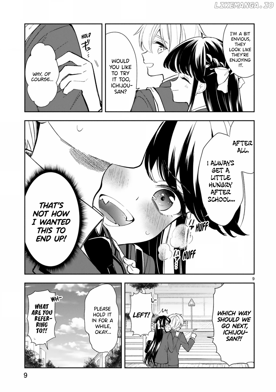 Ichijou-San Wa Kao Ni Deyasui chapter 8 - page 9