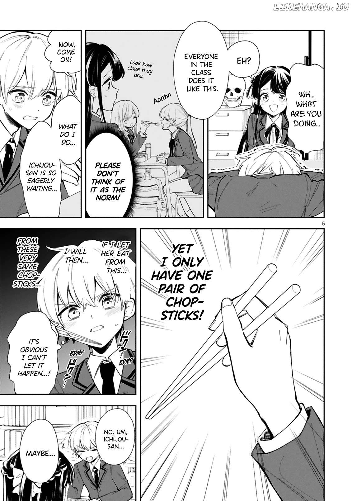 Ichijou-San Wa Kao Ni Deyasui chapter 7 - page 5