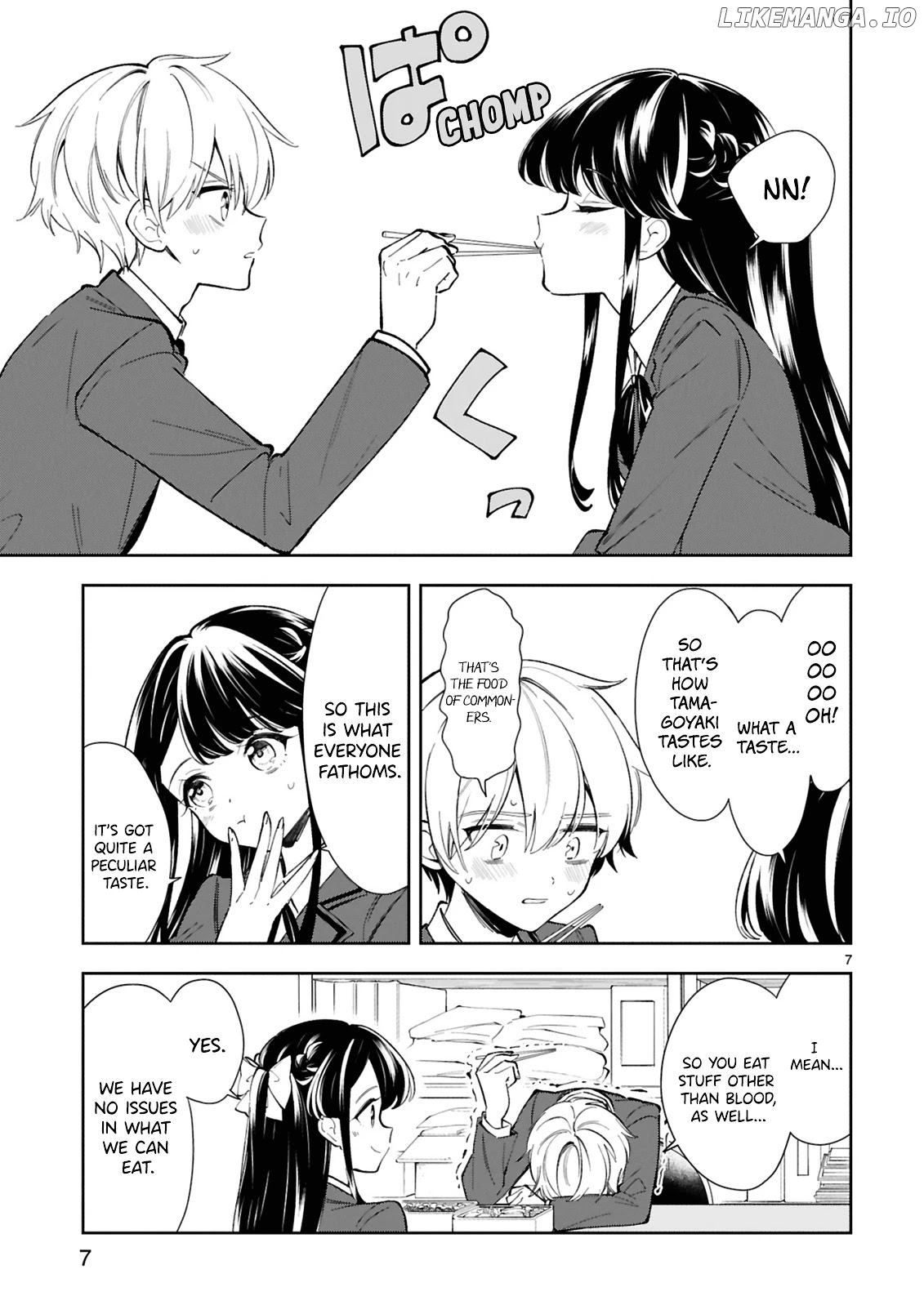 Ichijou-San Wa Kao Ni Deyasui chapter 7 - page 7