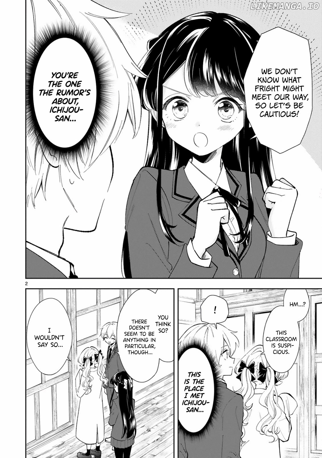 Ichijou-San Wa Kao Ni Deyasui chapter 6 - page 2
