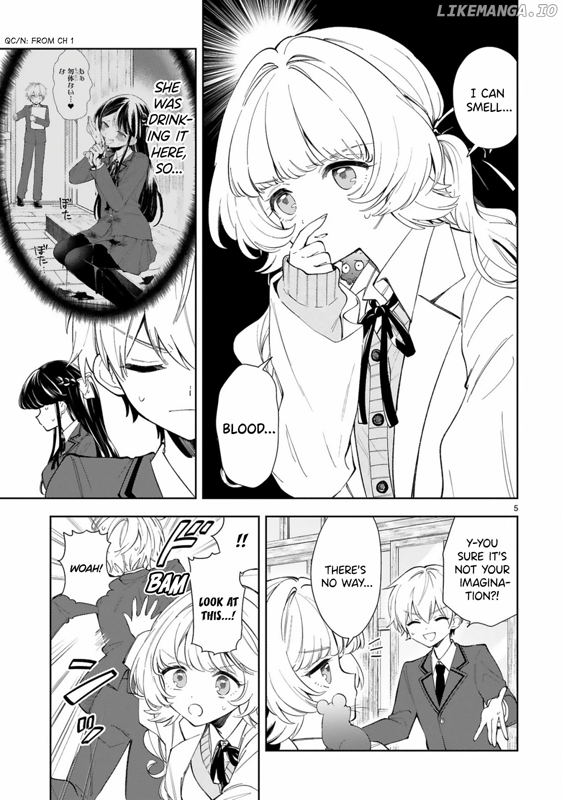 Ichijou-San Wa Kao Ni Deyasui chapter 6 - page 5