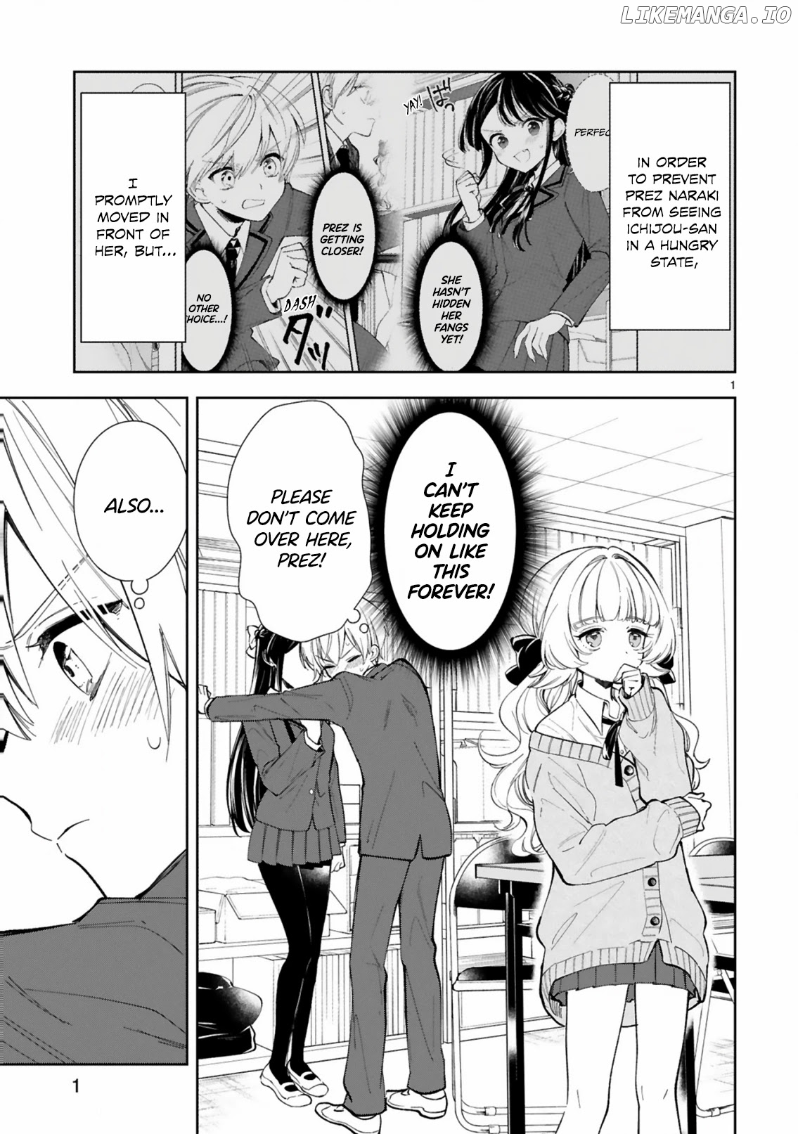 Ichijou-San Wa Kao Ni Deyasui chapter 5 - page 1