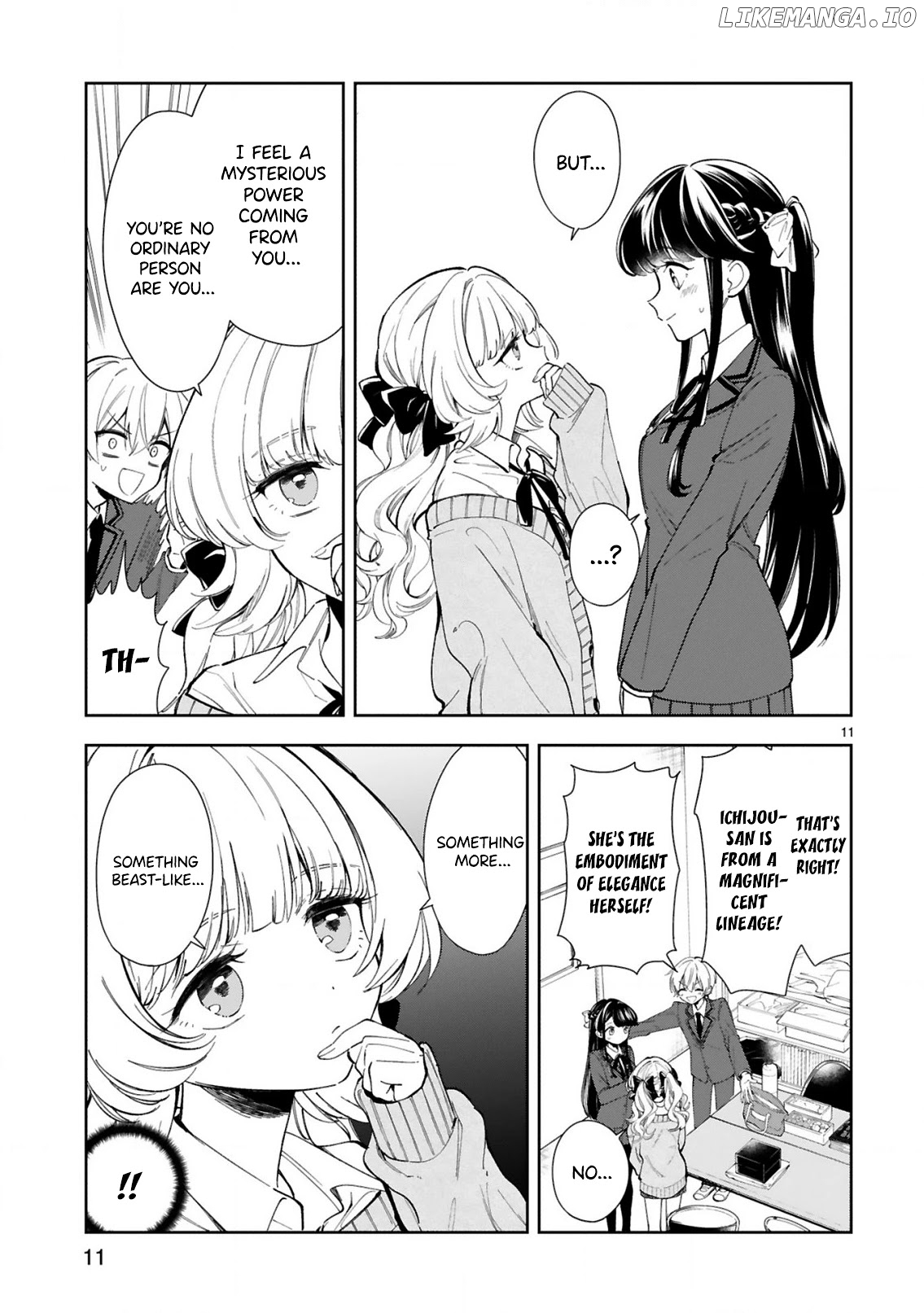 Ichijou-San Wa Kao Ni Deyasui chapter 4 - page 11