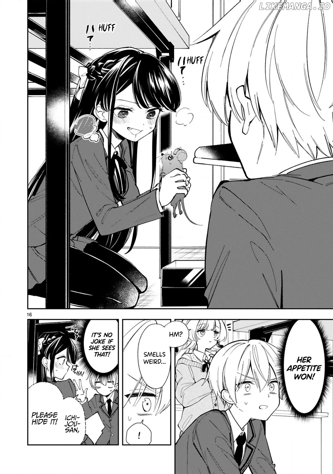 Ichijou-San Wa Kao Ni Deyasui chapter 4 - page 16