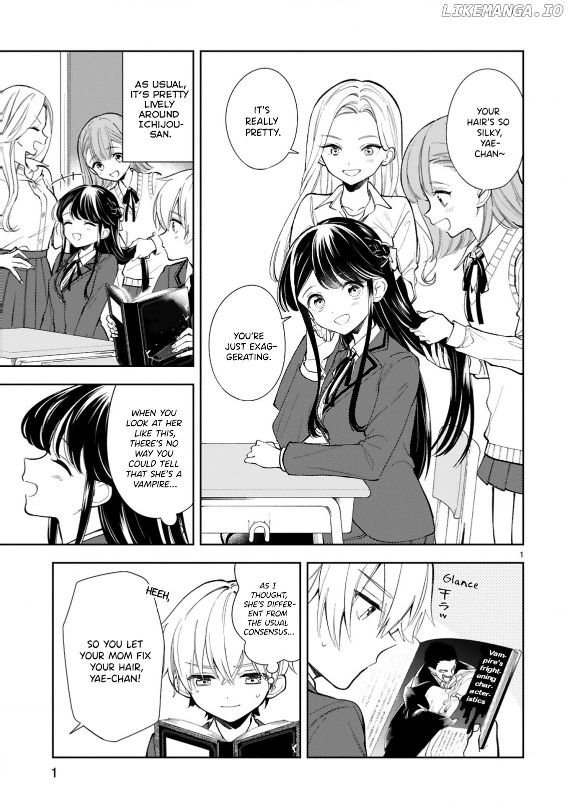 Ichijou-San Wa Kao Ni Deyasui chapter 3 - page 1