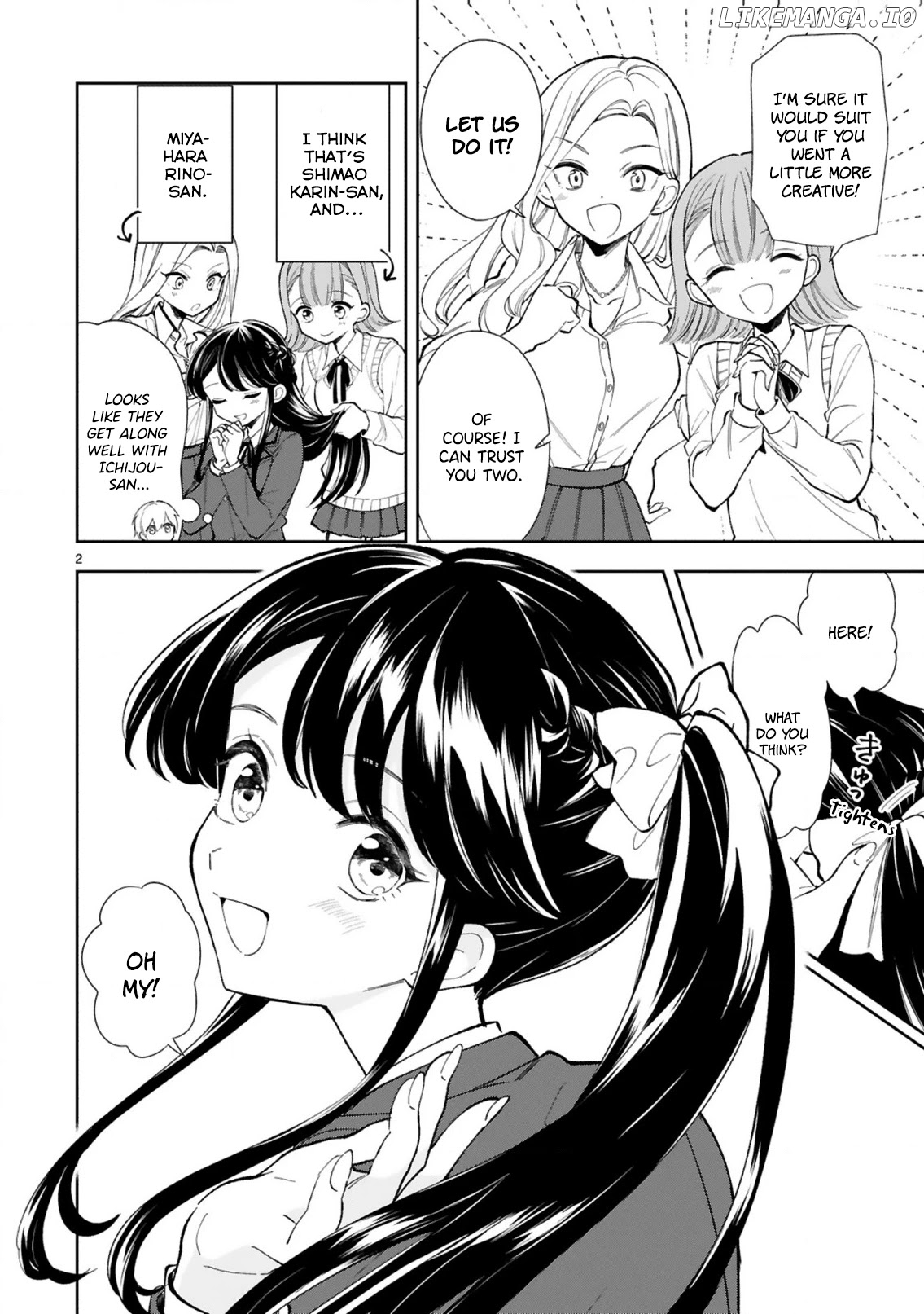 Ichijou-San Wa Kao Ni Deyasui chapter 3 - page 4