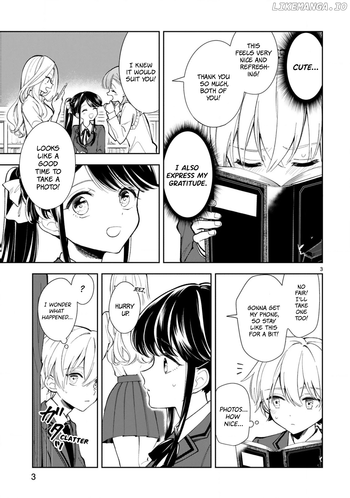 Ichijou-San Wa Kao Ni Deyasui chapter 3 - page 5