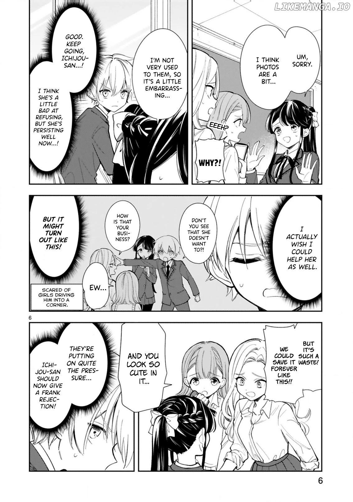 Ichijou-San Wa Kao Ni Deyasui chapter 3 - page 8
