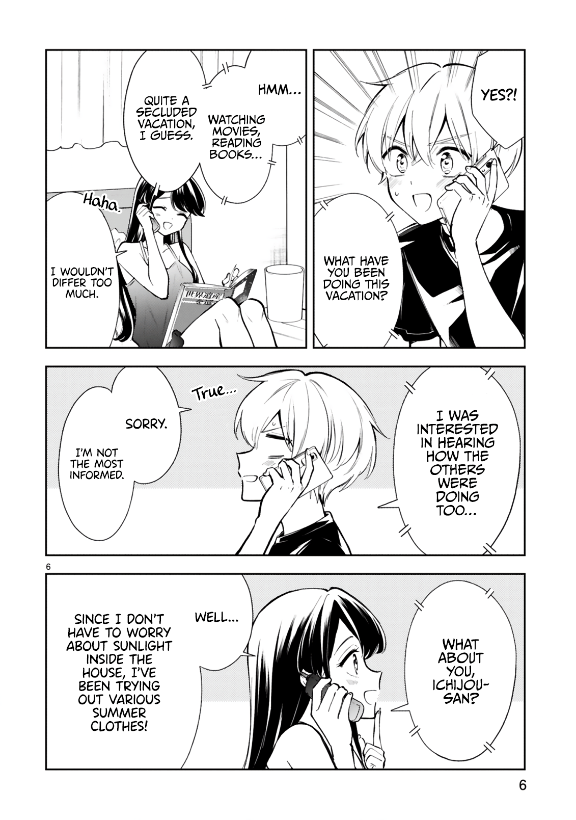 Ichijou-San Wa Kao Ni Deyasui chapter 18 - page 8