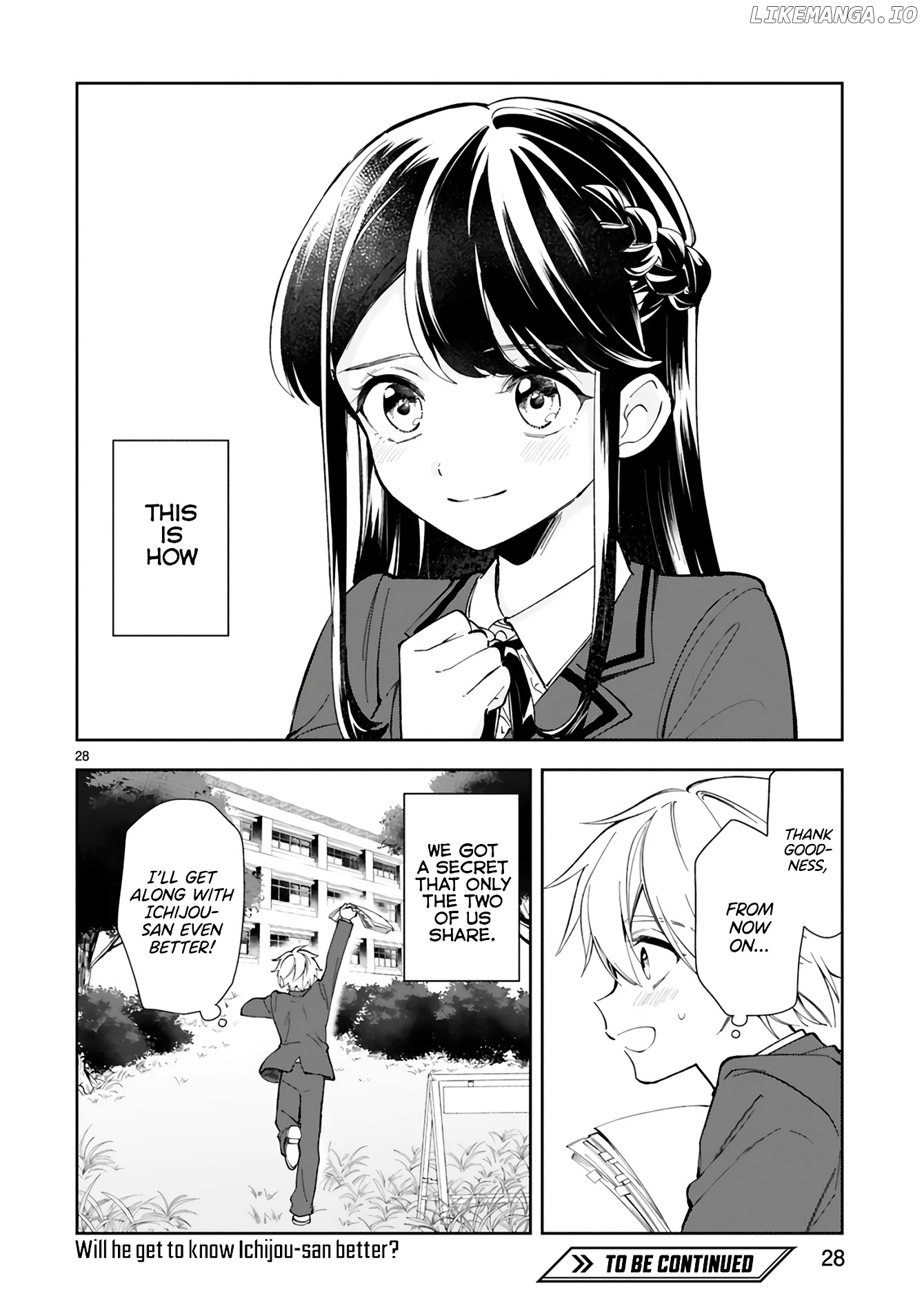 Ichijou-San Wa Kao Ni Deyasui chapter 1 - page 30