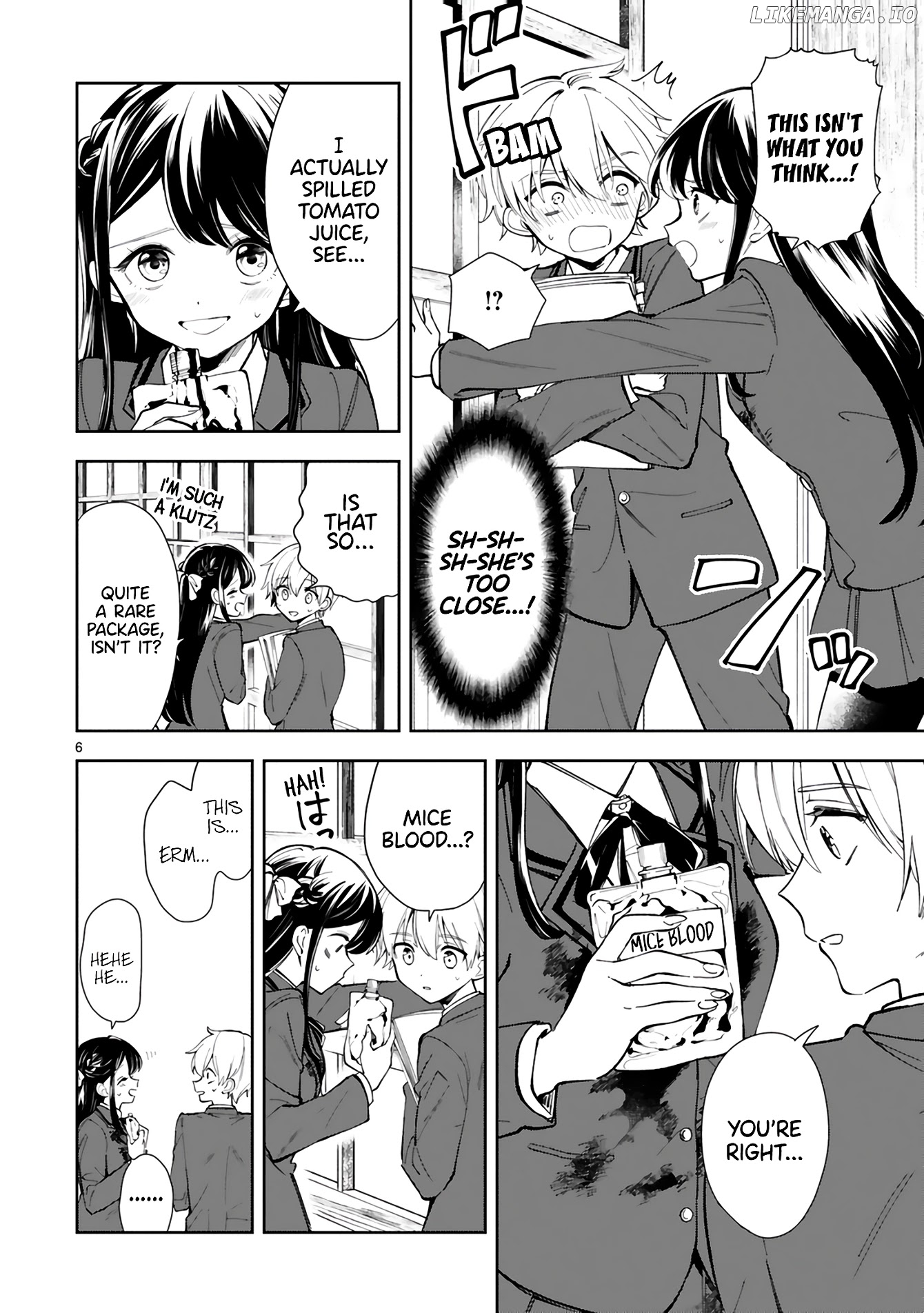 Ichijou-San Wa Kao Ni Deyasui chapter 1 - page 8