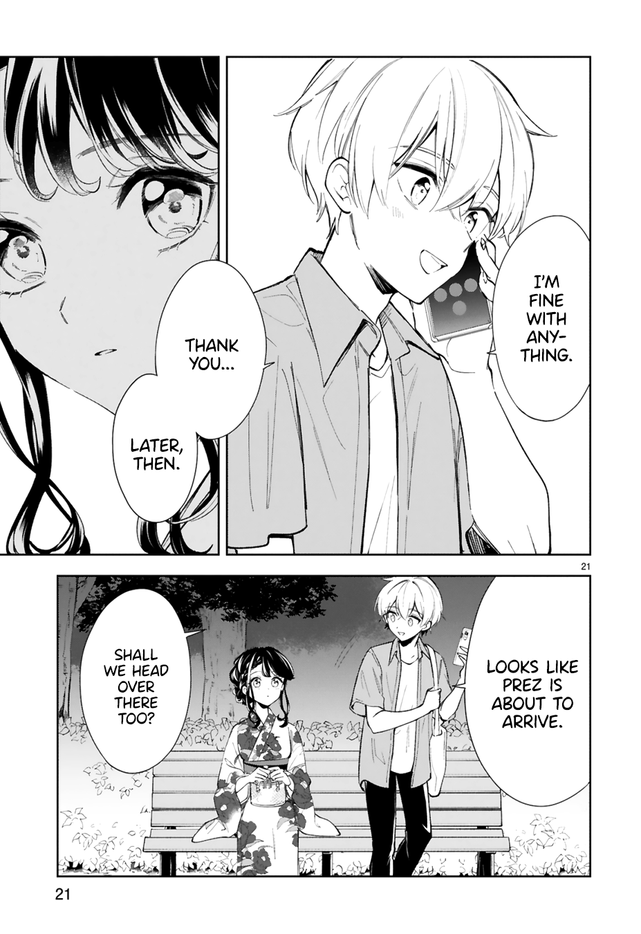 Ichijou-San Wa Kao Ni Deyasui chapter 15.2 - page 10