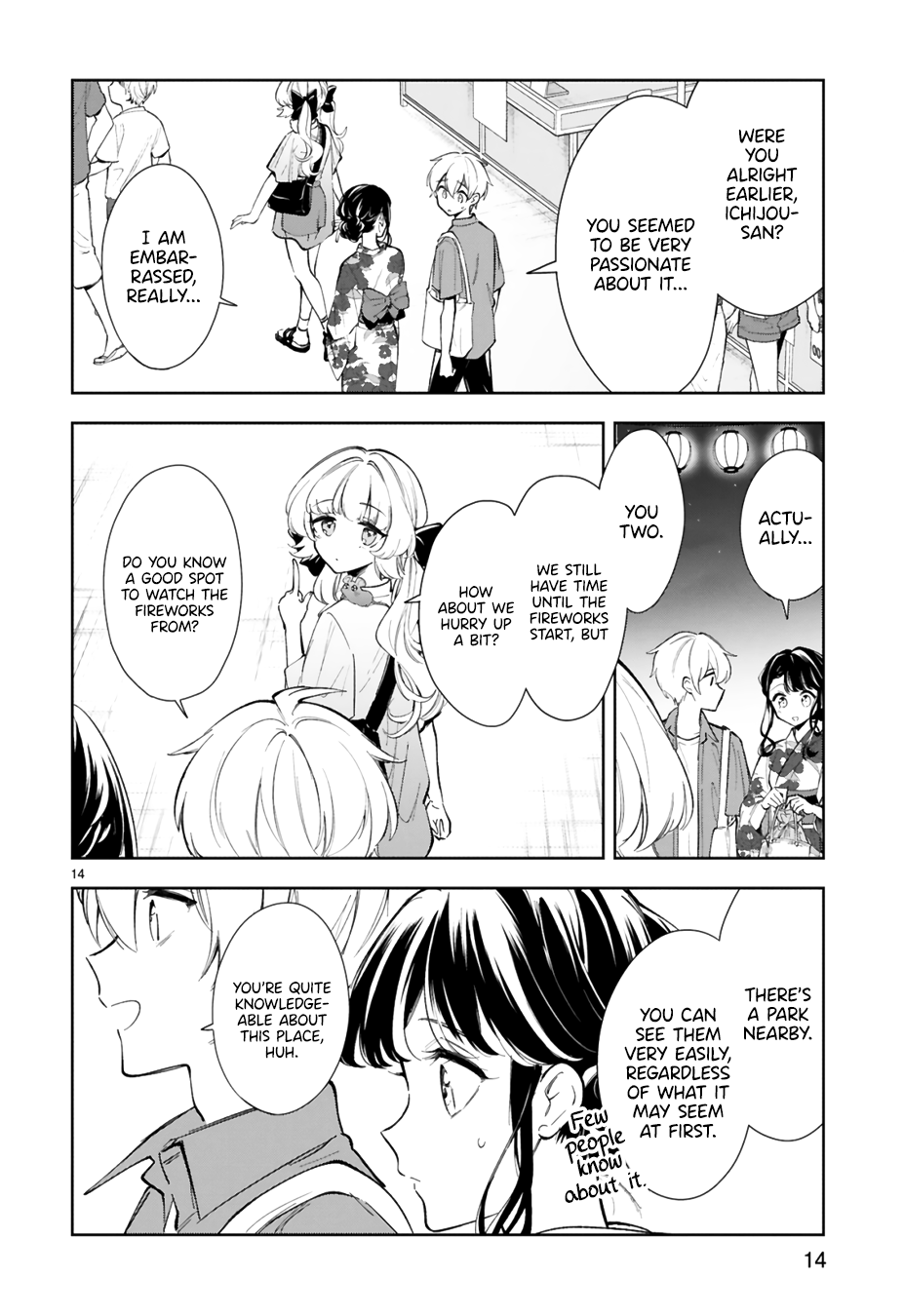 Ichijou-San Wa Kao Ni Deyasui chapter 15.2 - page 3