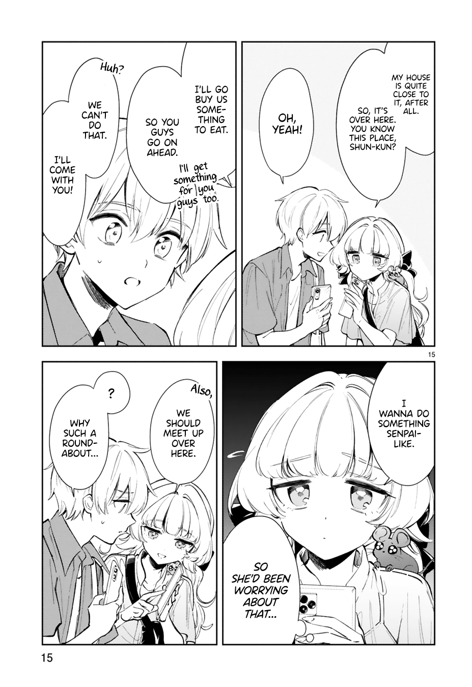 Ichijou-San Wa Kao Ni Deyasui chapter 15.2 - page 4