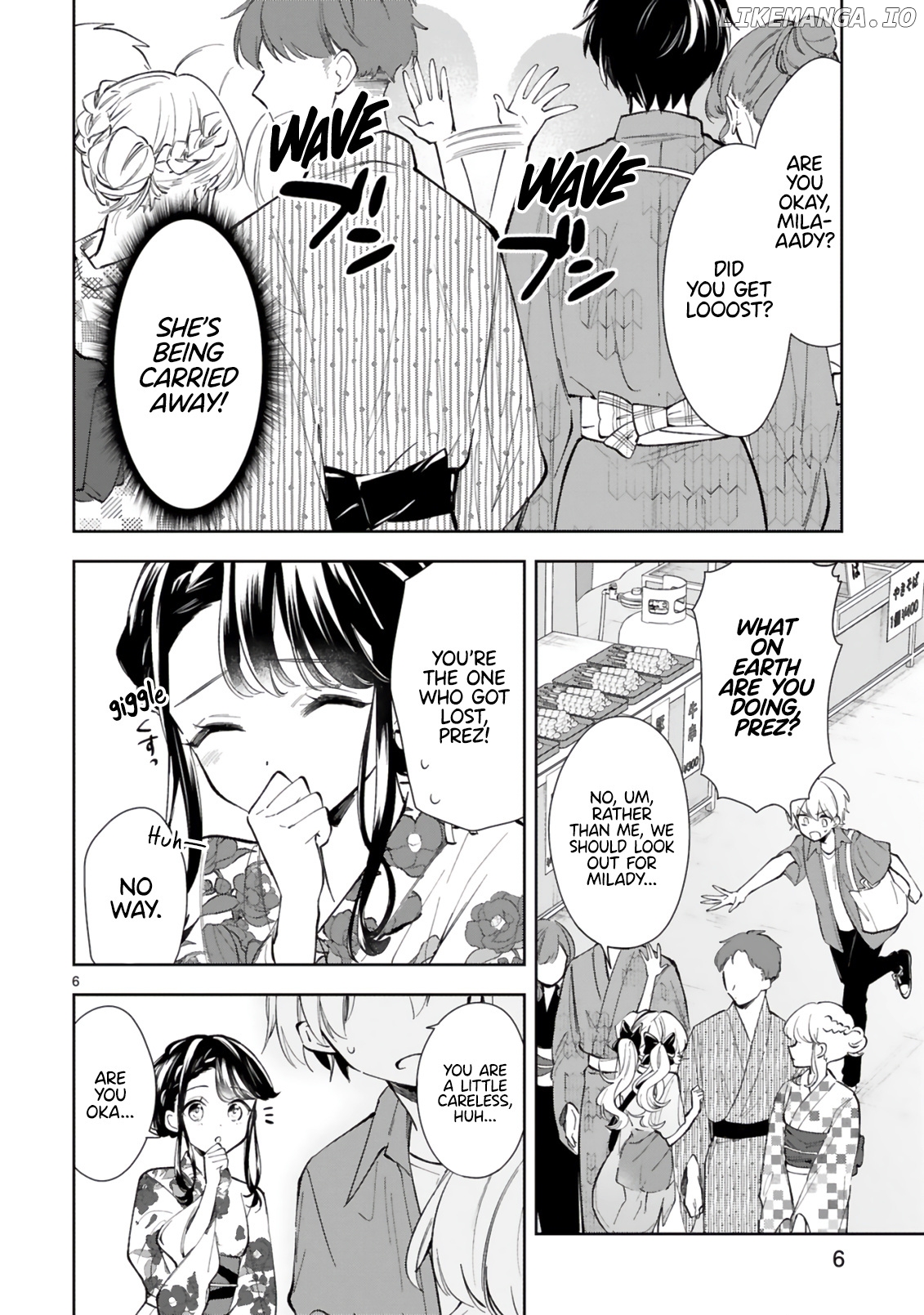 Ichijou-San Wa Kao Ni Deyasui chapter 15.1 - page 6