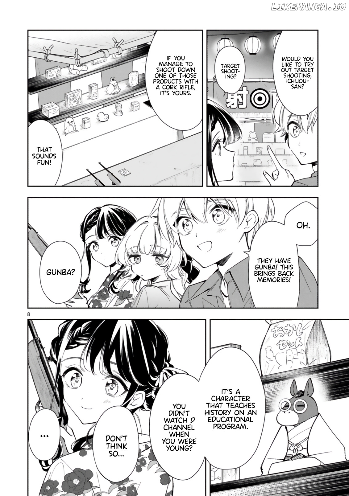 Ichijou-San Wa Kao Ni Deyasui chapter 15.1 - page 8