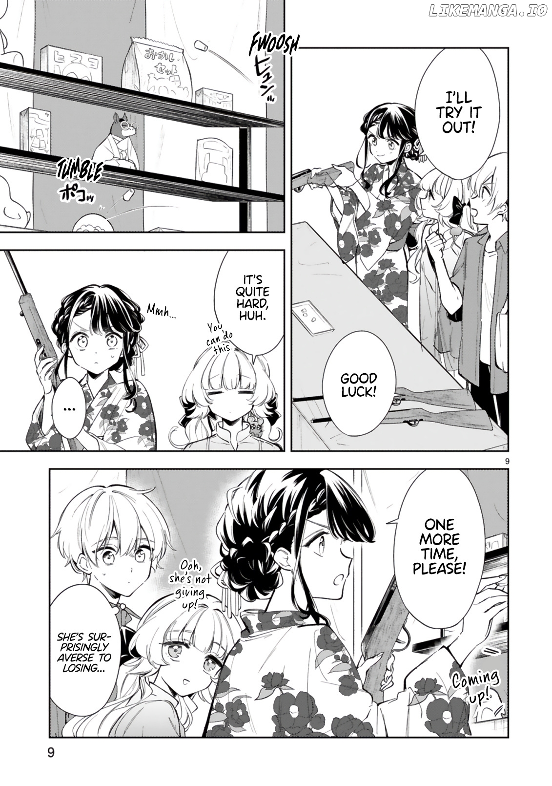 Ichijou-San Wa Kao Ni Deyasui chapter 15.1 - page 9