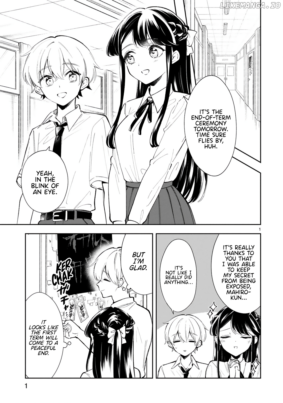 Ichijou-San Wa Kao Ni Deyasui chapter 14 - page 1