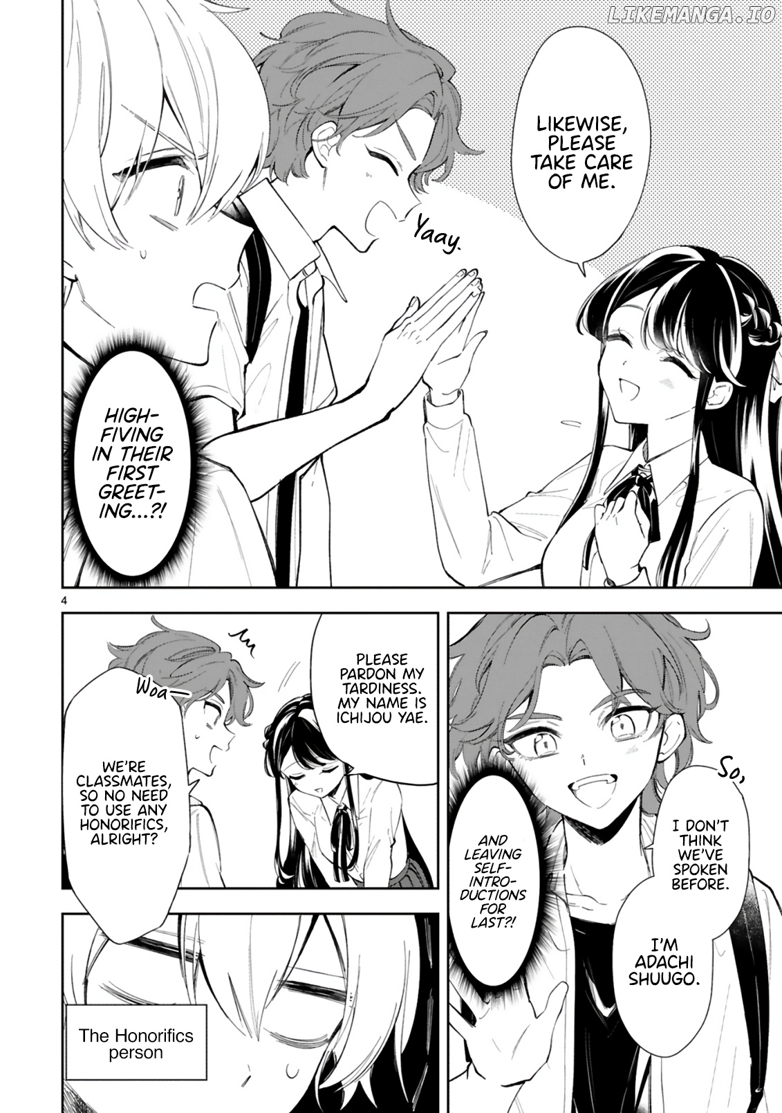 Ichijou-San Wa Kao Ni Deyasui chapter 13 - page 4