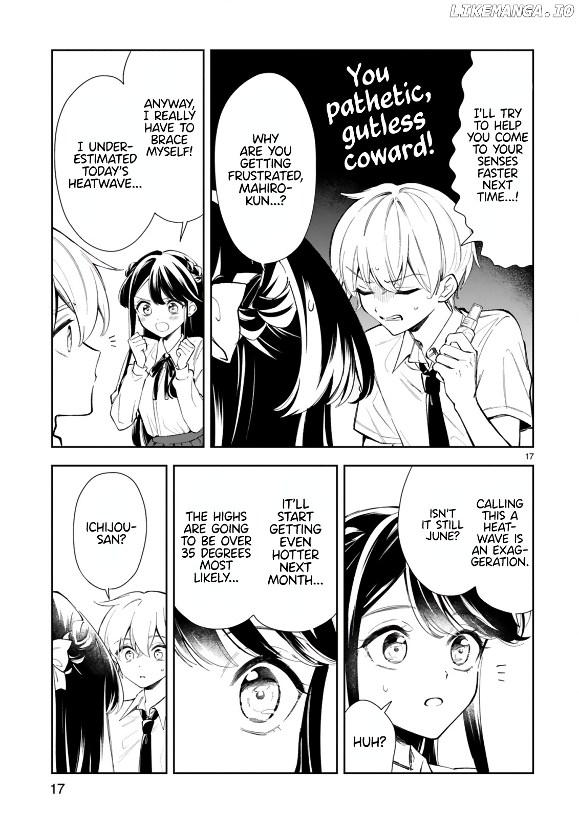 Ichijou-San Wa Kao Ni Deyasui chapter 12 - page 19