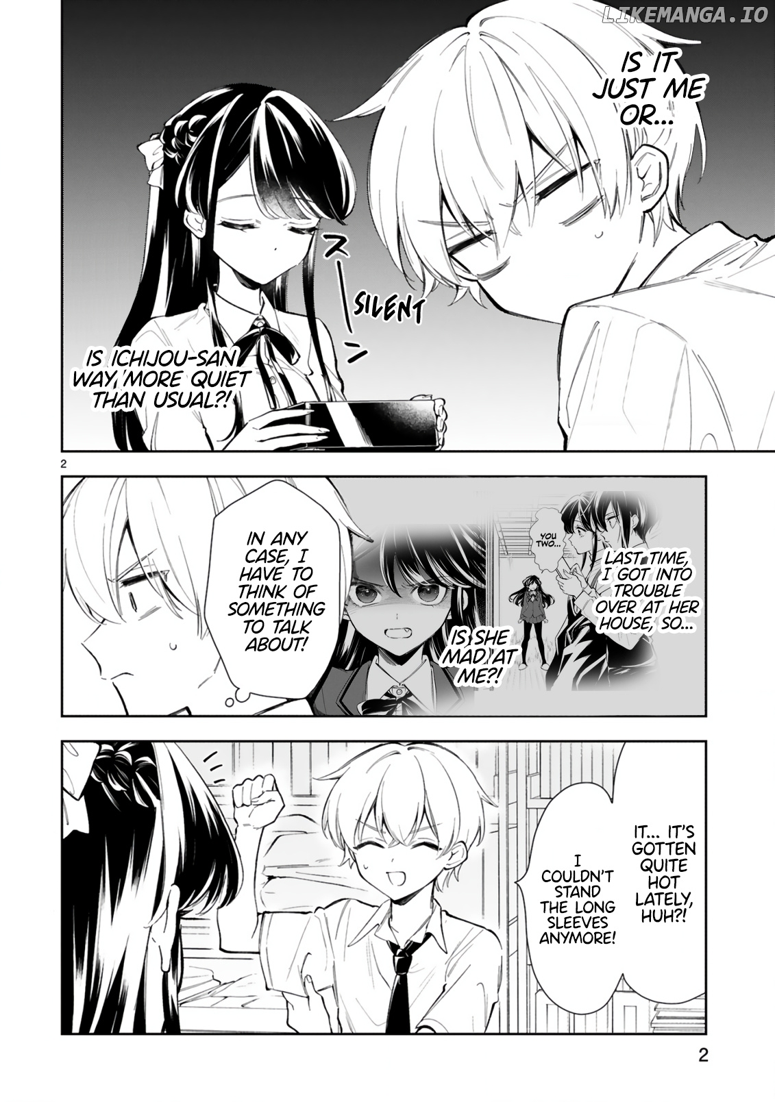 Ichijou-San Wa Kao Ni Deyasui chapter 12 - page 4