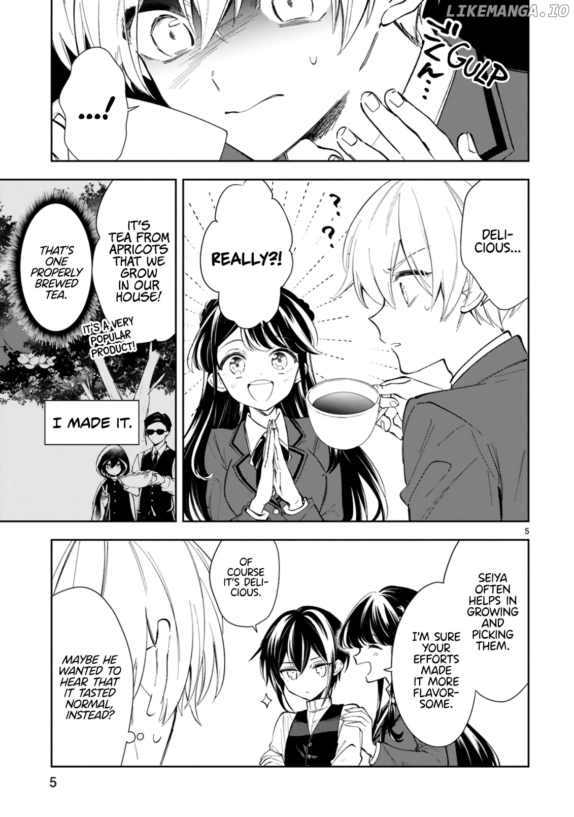 Ichijou-San Wa Kao Ni Deyasui chapter 10 - page 7