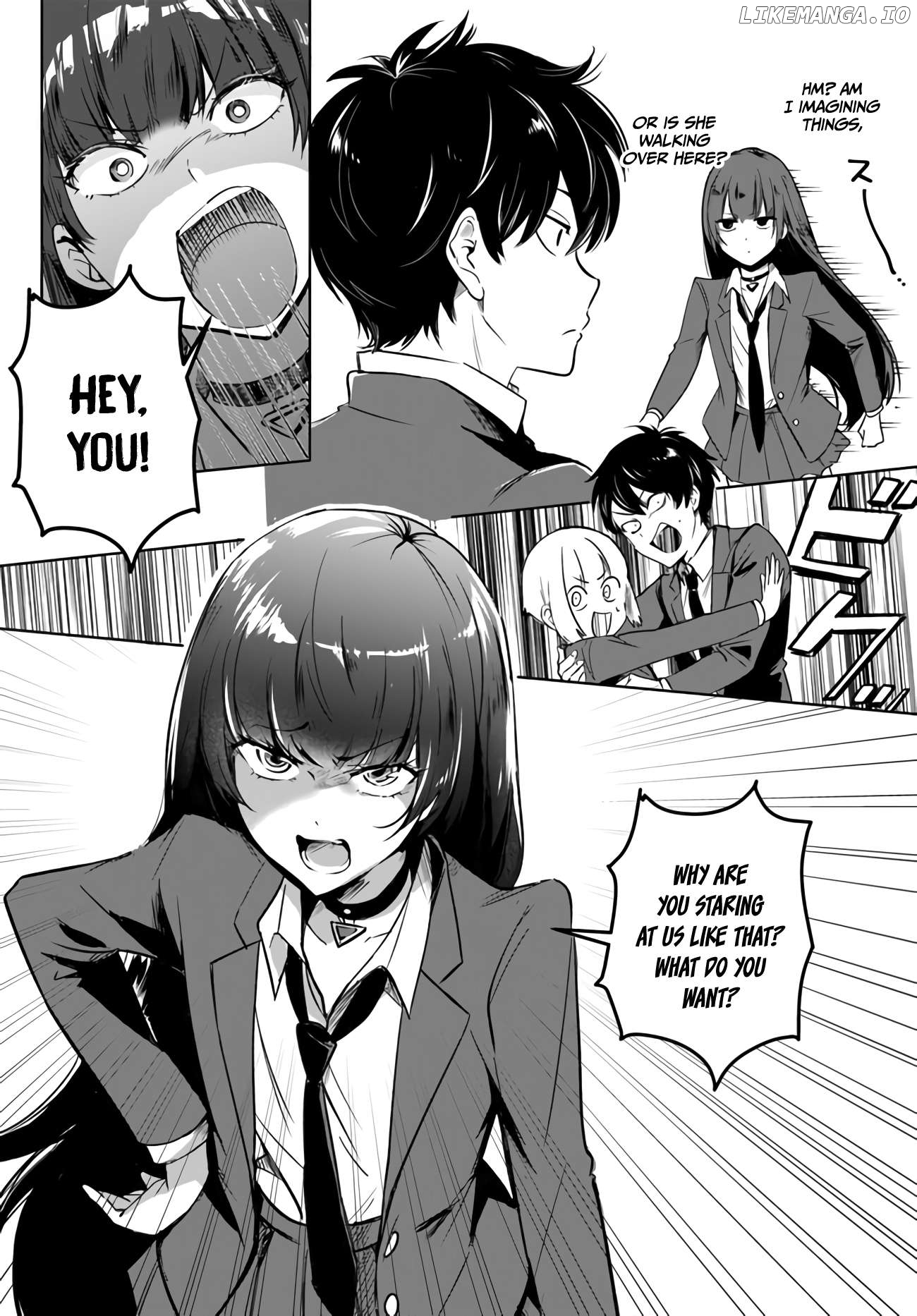 Kono Sankaku Love Come wa Shiawase ni Naru Gime ga Aru Chapter 1 - page 12