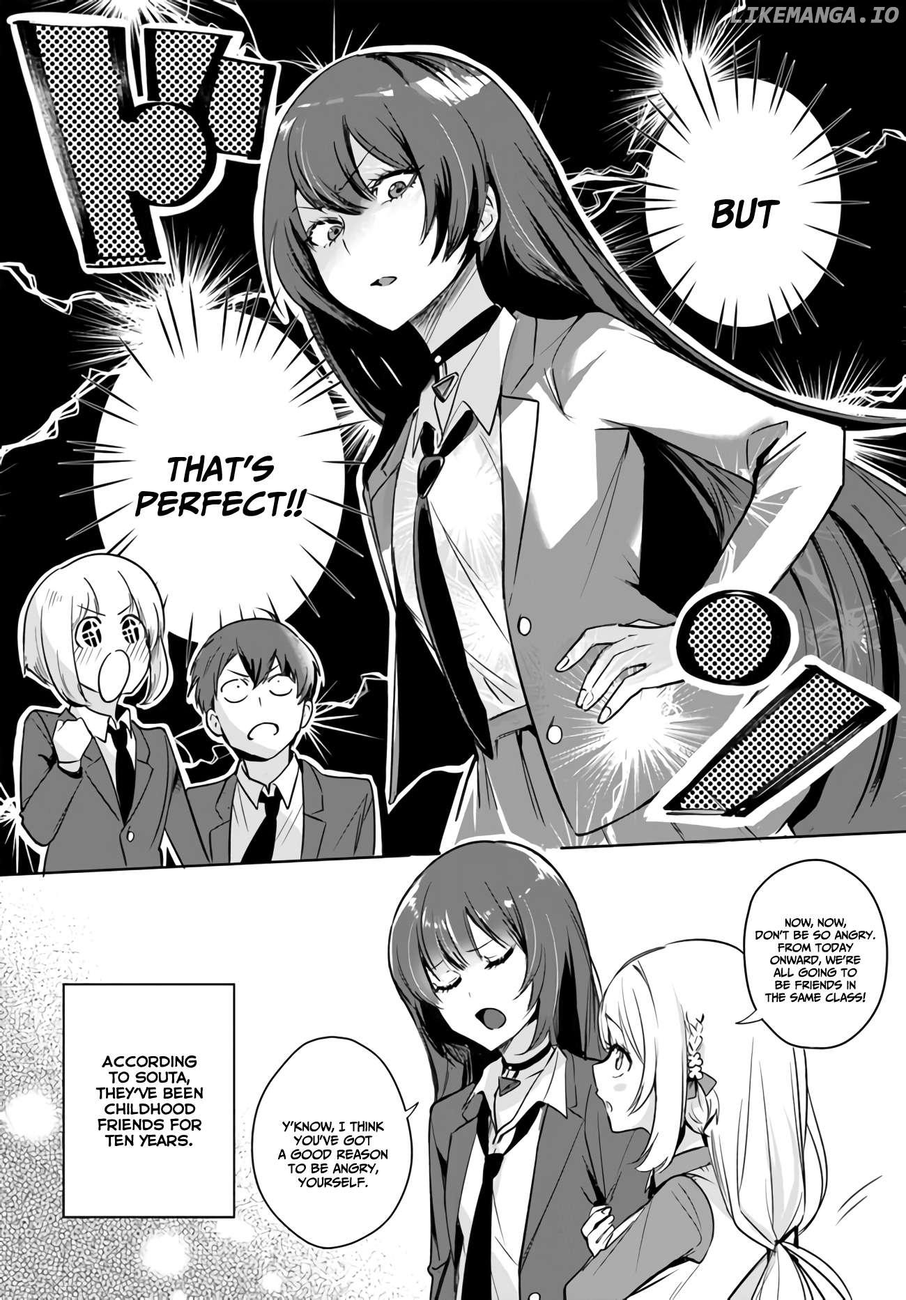 Kono Sankaku Love Come wa Shiawase ni Naru Gime ga Aru Chapter 1 - page 14
