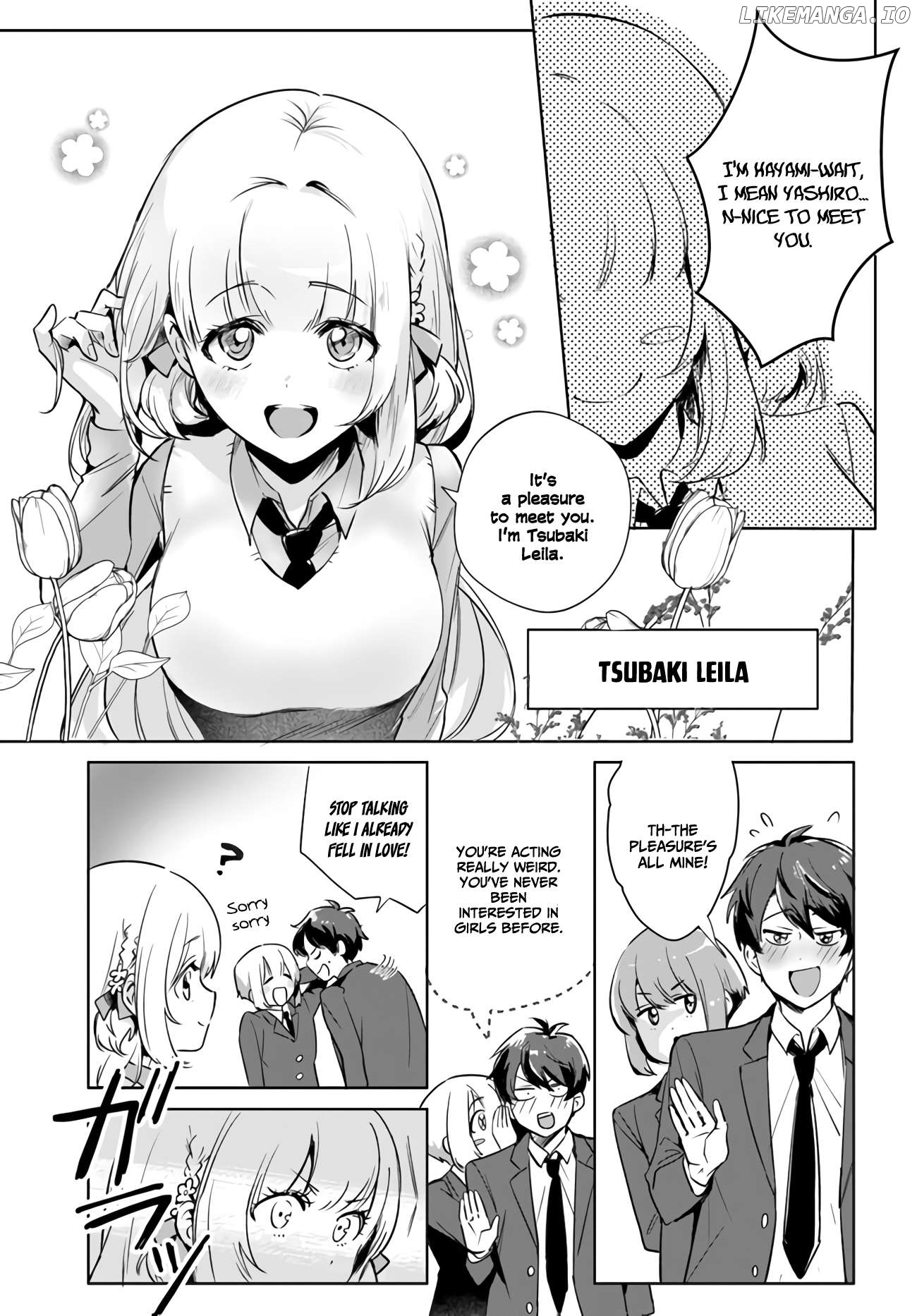 Kono Sankaku Love Come wa Shiawase ni Naru Gime ga Aru Chapter 1 - page 9
