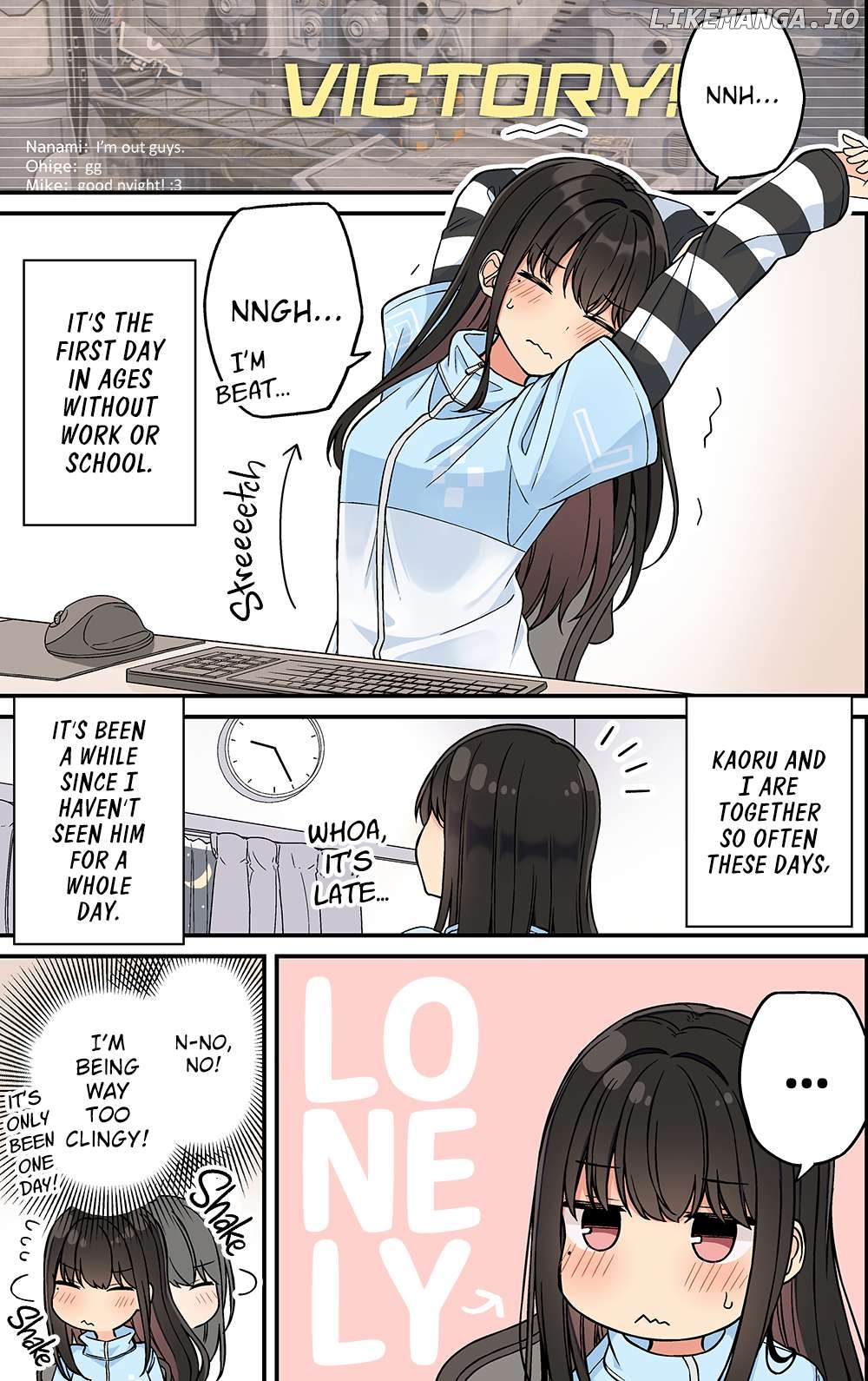 Hanging Out With a Gamer Girl Chapter 202 - page 1