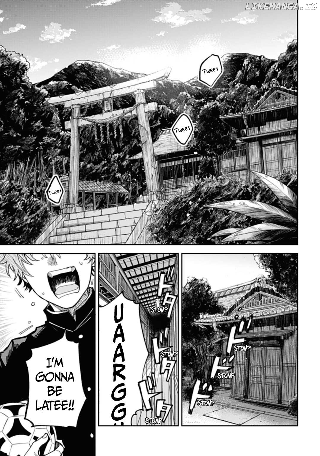 Tenguharai no Sankyoudai Chapter 1 - page 14