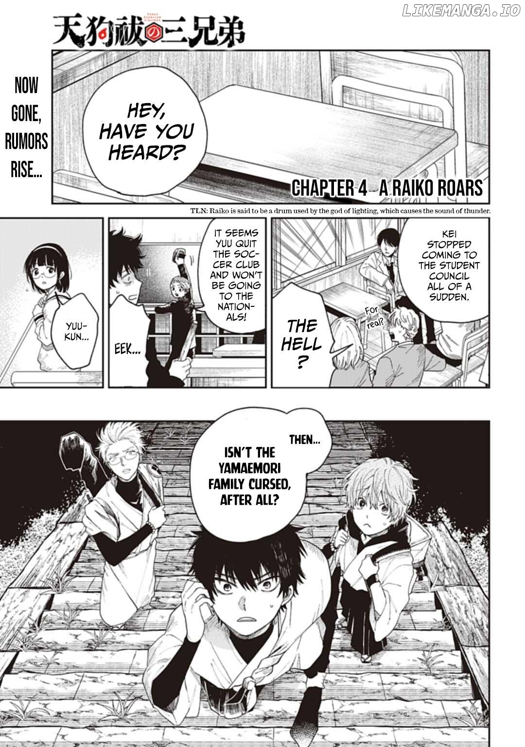 Tenguharai no Sankyoudai Chapter 4 - page 2