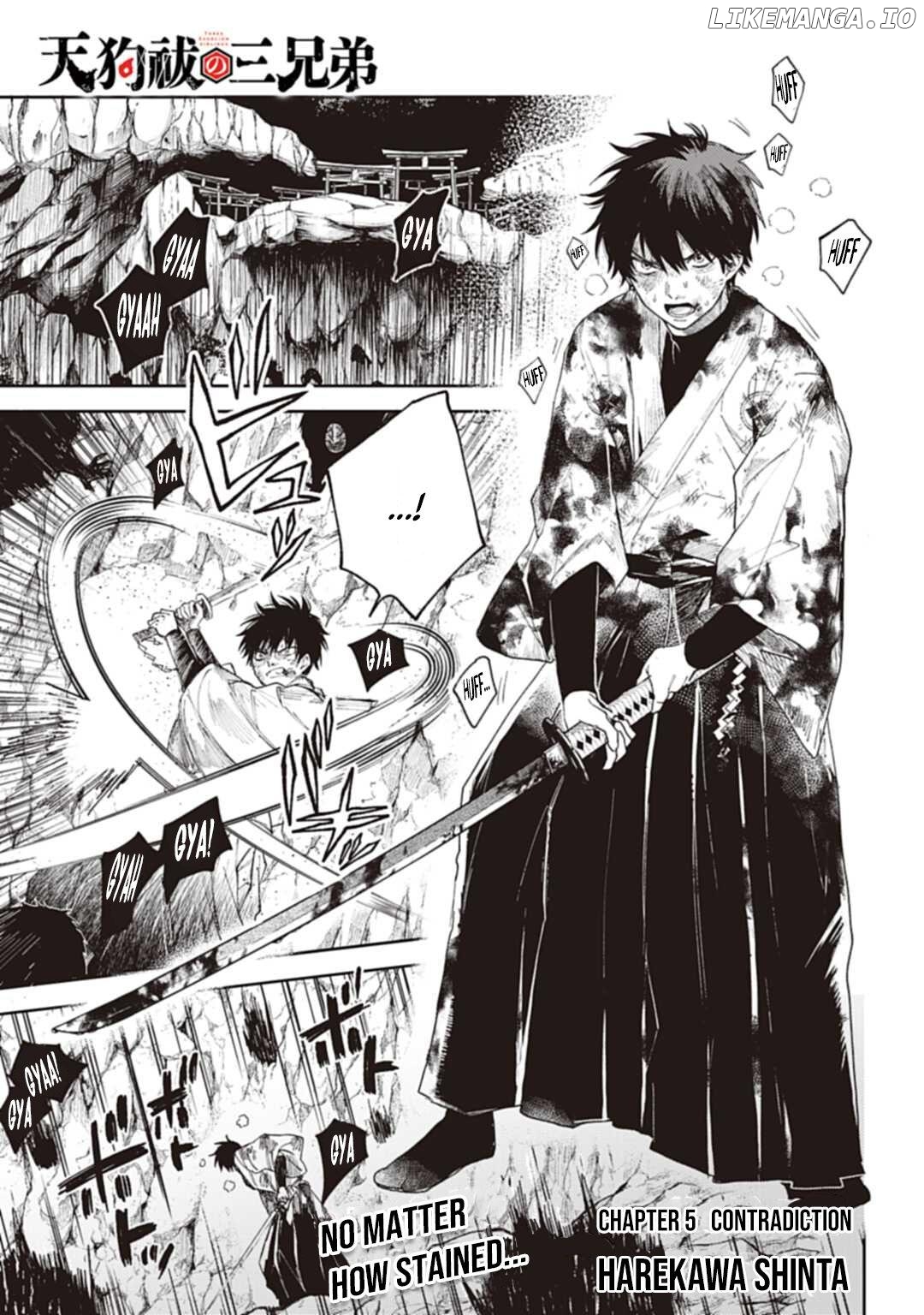 Tenguharai no Sankyoudai Chapter 5 - page 1